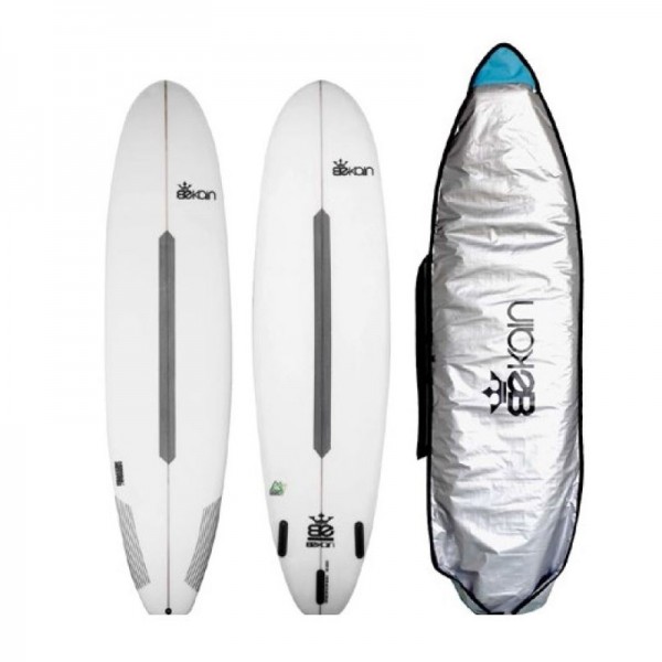 Bekain Clear Epoxy 6,10" pack tabla de surf