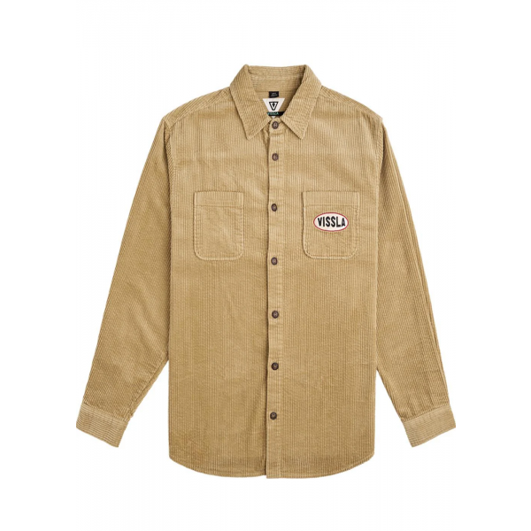 Vissla Blink Woven light khaki camisa