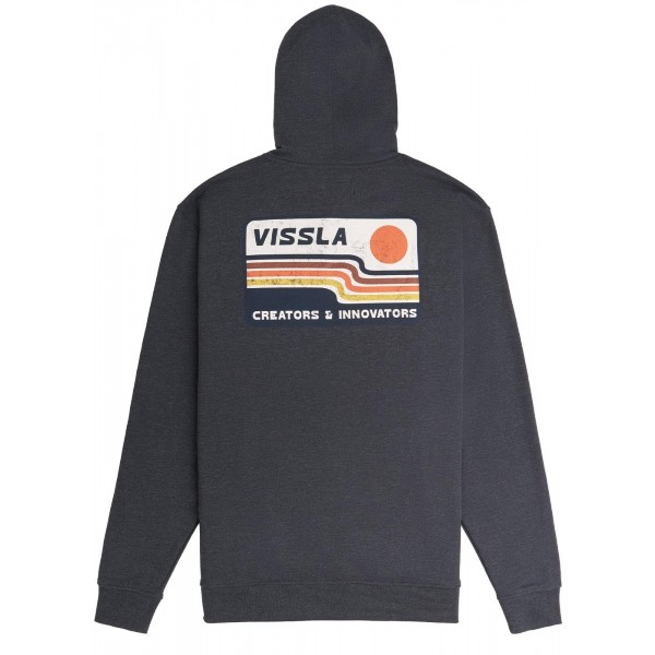 Vissla Coastal Eco PO HD grey heather sudadera