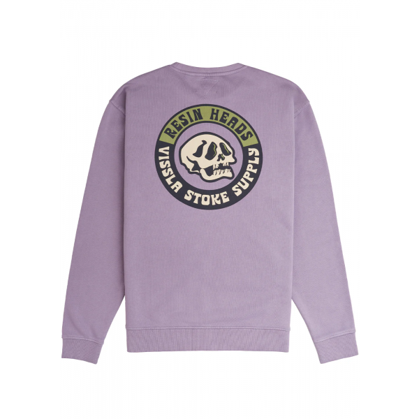 Vissla Offshore Eco crew dusty lilac sudadera