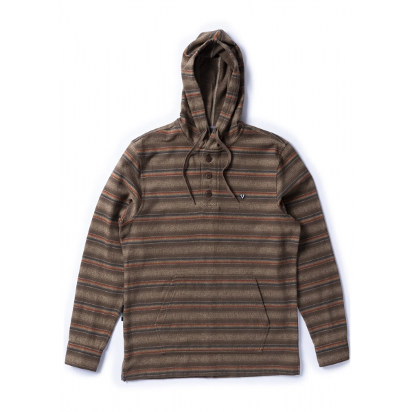 Vissla Descanso Hooded dark earth sudadera 