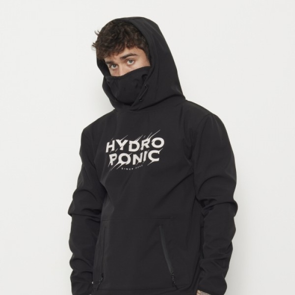 Hydroponic Folk black sudadera