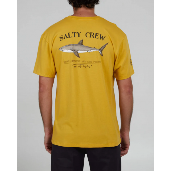 Salty Crew Bruce Premium mustard camiseta