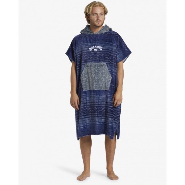 Billabong Hooded Towel dusty navy poncho