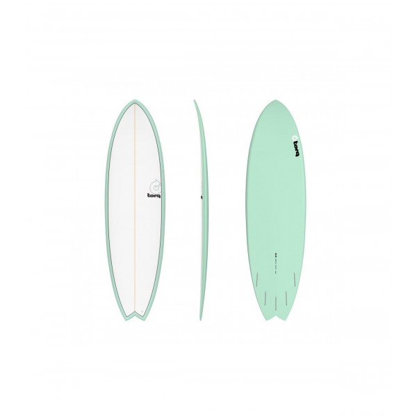 Torq Fish Pinline 6,6" white seagreen tabla de surf