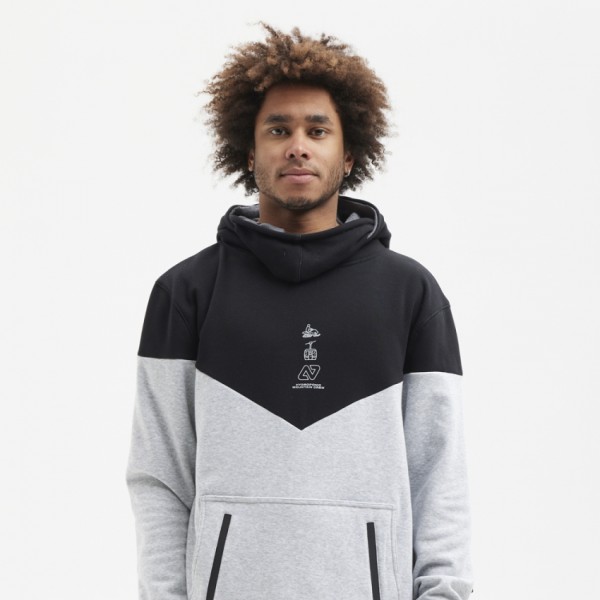 Hydroponic Support black/heather grey sudadera