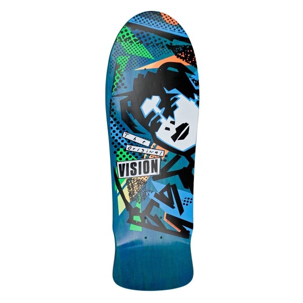 Vision Mark Gonzales Cóncavo Moderno blue stain 10" x 30,25" tabla skate