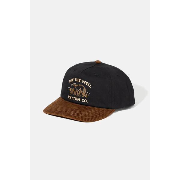 Rhythm Worn Path black gorra