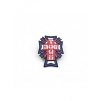 Dogtown Enamel Cross Logo usa 1,25" pin