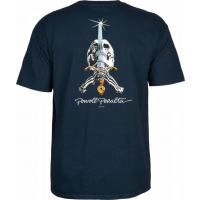 Powell Peralta Skull and Sword navy camiseta