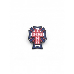 Dogtown Enamel Cross Logo usa 1,25" pin