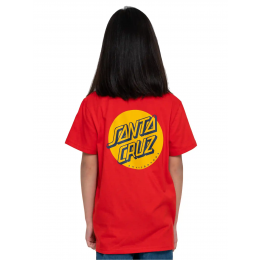Santa Cruz Shadowless red camiseta de niño