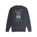 Vissla Coastal Eco crew grey heather sudadera