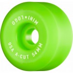 Mini logo A Cut 54mm 95A green ruedas de skateboard