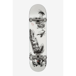 Globe G1 Hard Luck 8'' white/black skateboard completo