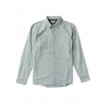 Vissla Shaper Eco Flannel smokey jade camisa