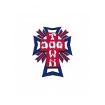 Dogtown Cross Logo usa 4" pegatina